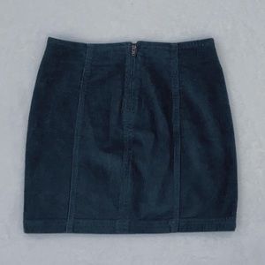 PacSun Corduroy Teal Skirt